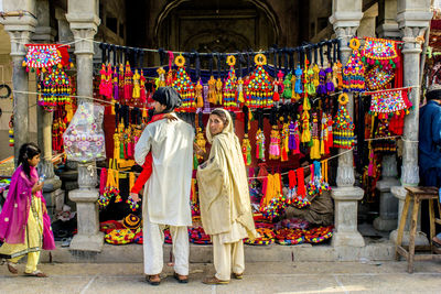 Group of people in traditional clothing