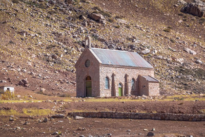 House on field