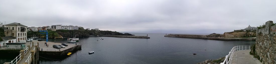 Panoramic view of sea against sky