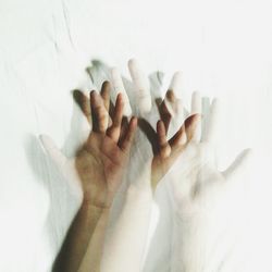 Close-up of hands