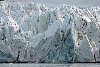 Idyllic shot of glacier in lagoon