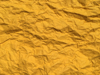 Full frame shot of yellow paper