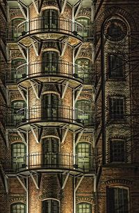 Full frame shot of illuminated building