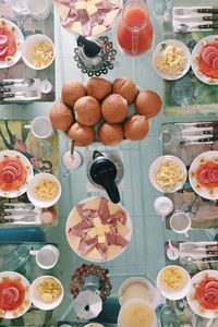 Full frame shot of sweet food