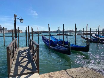 Boats in sea