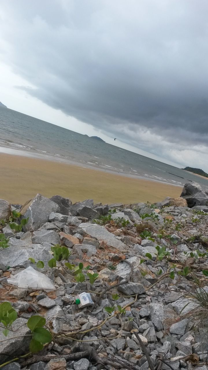 tranquil scene, tranquility, sky, scenics, the way forward, mountain, beauty in nature, nature, transportation, road, landscape, non-urban scene, cloud - sky, tree, water, day, beach, outdoors, diminishing perspective, idyllic