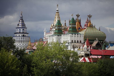 Traditional building against sky in city