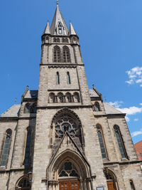 Low angle view of building against sky