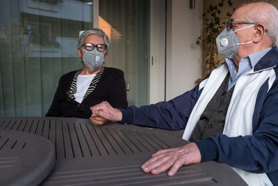 Italian's over 70s lockdown. older people are at higher risk for the new coronavirus covid-19.