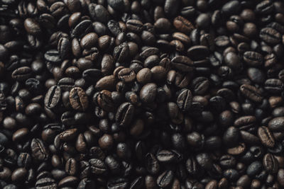 Full frame shot of coffee beans