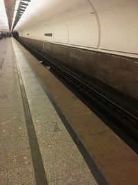 Train at railroad station