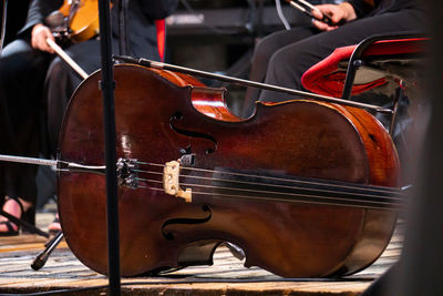 String instrument on stage