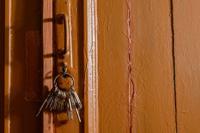 Close-up of door knocker