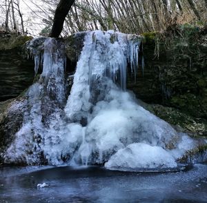 View of waterfall