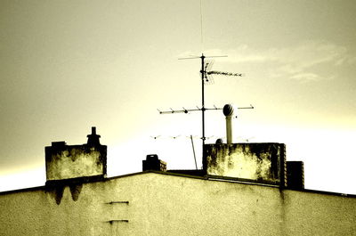 Low angle view of building against sky