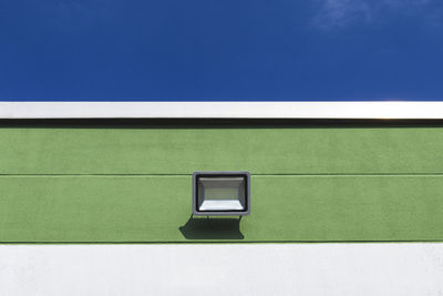 Low angle view of house against sky