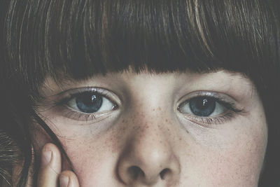 Close-up portrait of boy