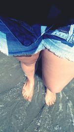 Woman looking at camera