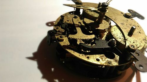 Close-up of object on wall