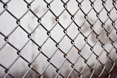 Full frame shot of chainlink fence 