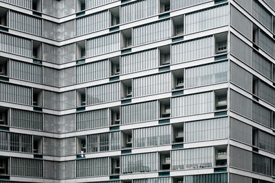 Low angle view of modern building in city