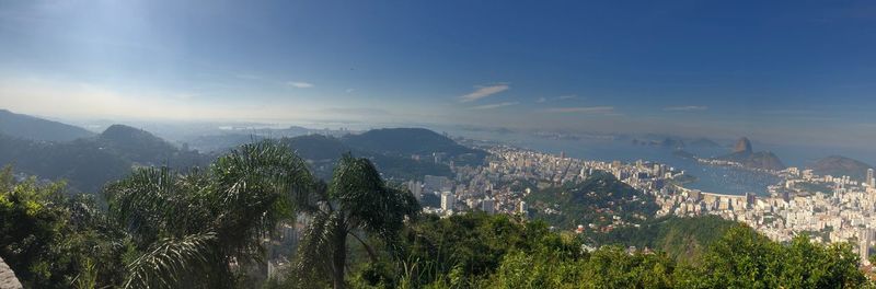 Panoramic view of city against sky