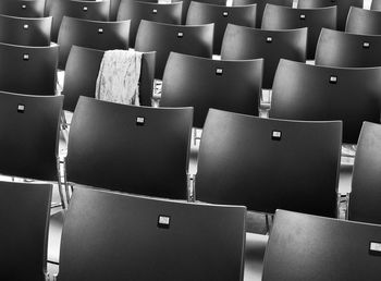 Full frame shot of chairs