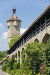 Medieval town rothenburg ob der tauber in bavaria, germany