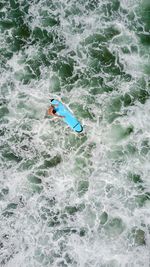 Man surfing in sea