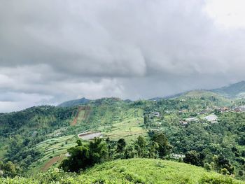 Scenic view of landscape against sky