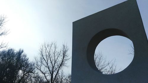 Low angle view of tree against sky