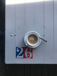 Close-up of coffee on table