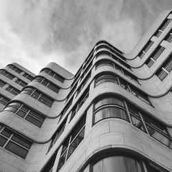Low angle view of building against sky