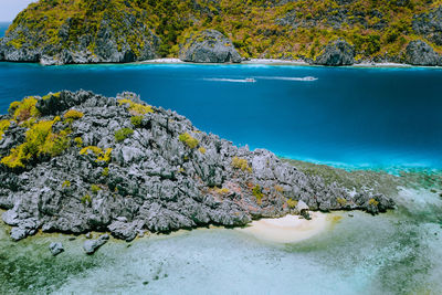 Scenic view of sea shore