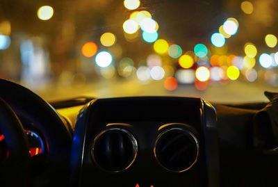 Close-up of vintage car