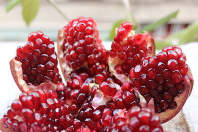 Close-up of strawberries