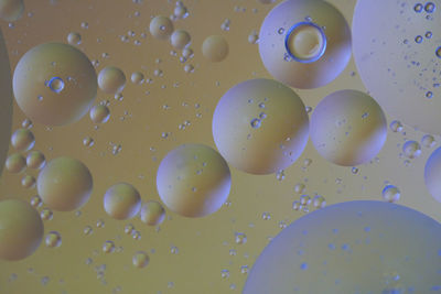 Full frame shot of bubbles