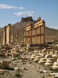 Old ruins against sky