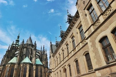 Low angle view of cathedral against sky