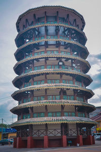 Low angle view of building against sky