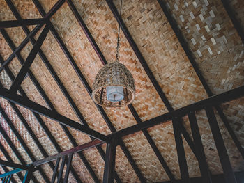 Low angle view of ceiling