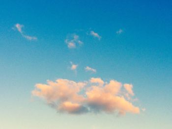 Low angle view of cloudy sky