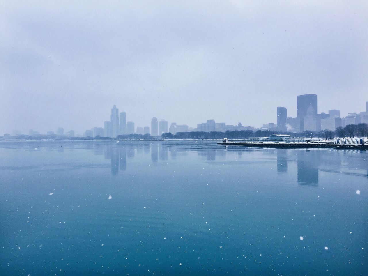 CITYSCAPE WITH WATERFRONT