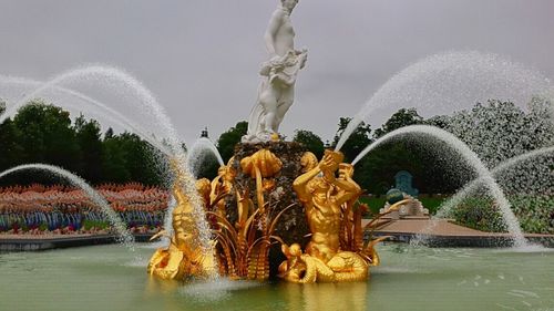 Fountain in a park