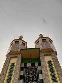 Low angle view of building against sky