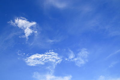 Low angle view of clouds in sky