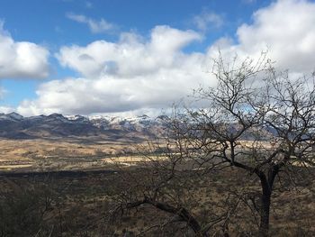 Scenic view of landscape against sky