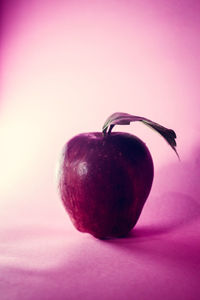 Close-up of fruit over white background