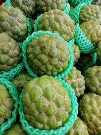 Full frame shot of fruits for sale in market
