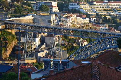 High angle view of city